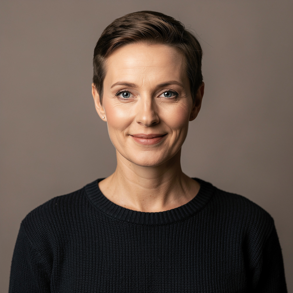 Portrait of a female documentary photographer